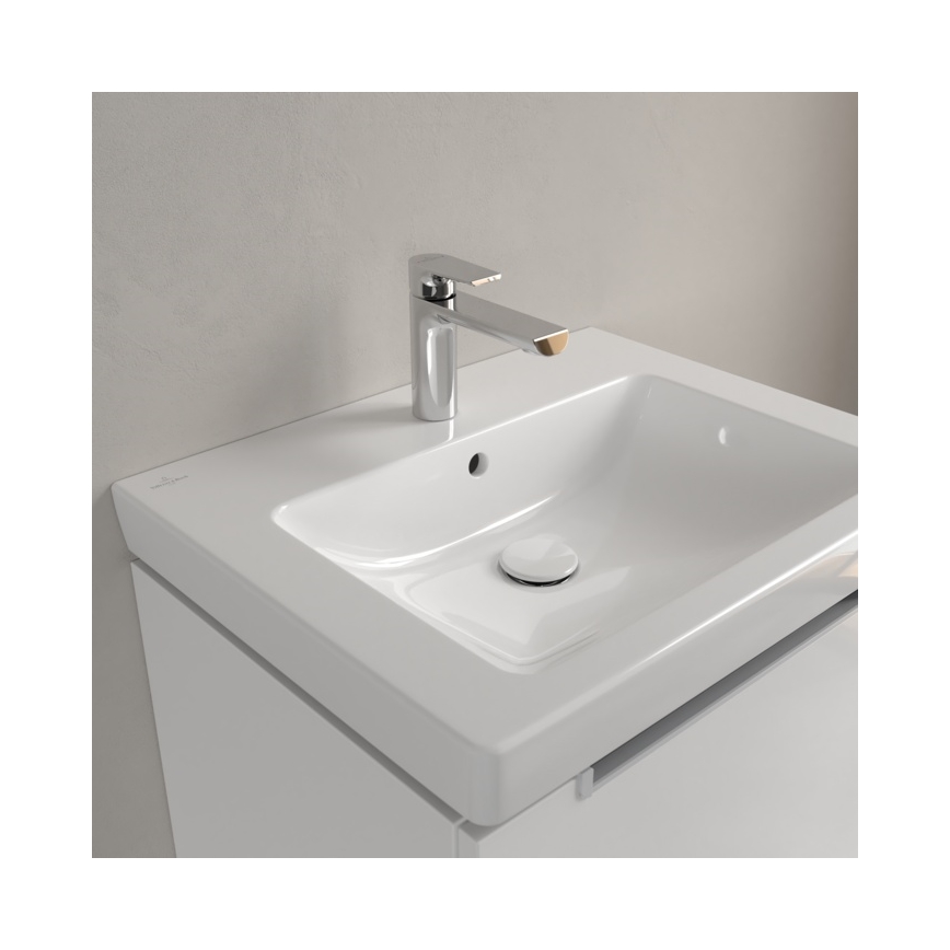 Villeroy & Boch 7113F001 - Lavatório suspenso SUBWAY 2.0 60x47 cm cerâmica/branca