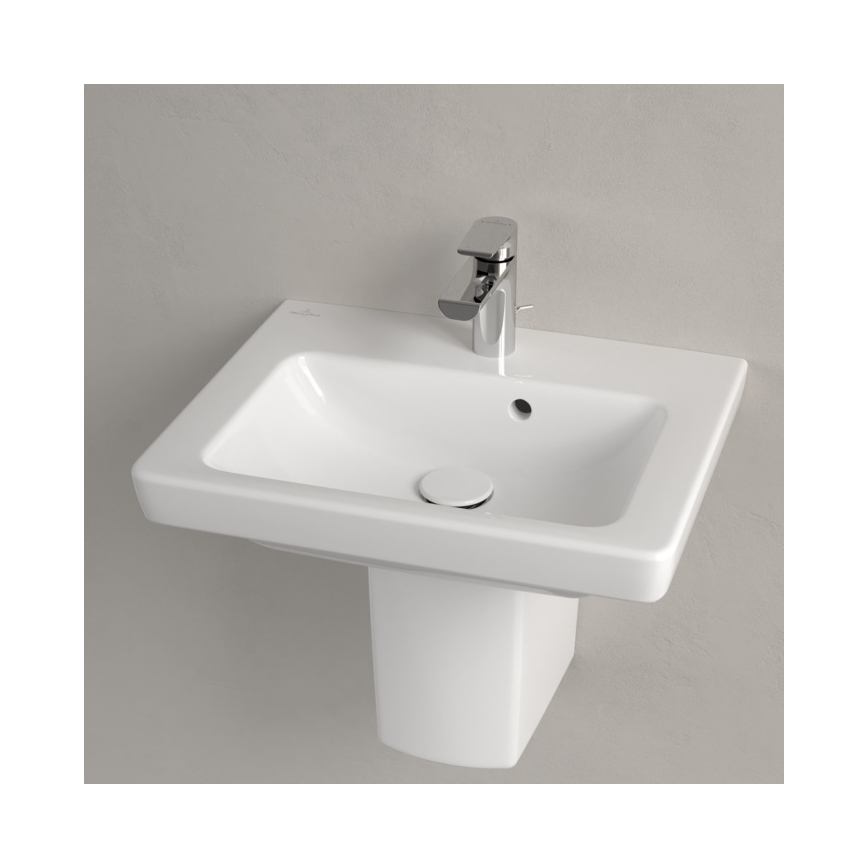 Villeroy & Boch 73155001 - Lavatório suspenso SUBWAY 2.0 50x40 cm cerâmica/branco