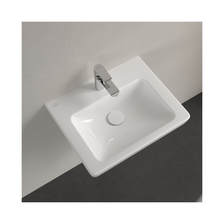 Villeroy & Boch 73155001 - Lavatório suspenso SUBWAY 2.0 50x40 cm cerâmica/branco