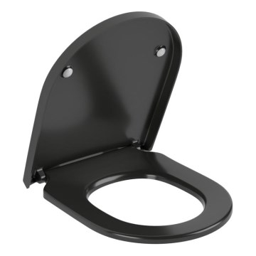 Villeroy & Boch 8M42S1R7 - Assento de sanita SoftClose SUBWAY preto