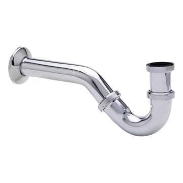 Villeroy & Boch 92087200 - Sifão para bidé cromado brilhante