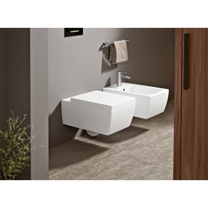 Villeroy & Boch 922169AN - Botão de descarga VICONNECT preto mate/cromado mate