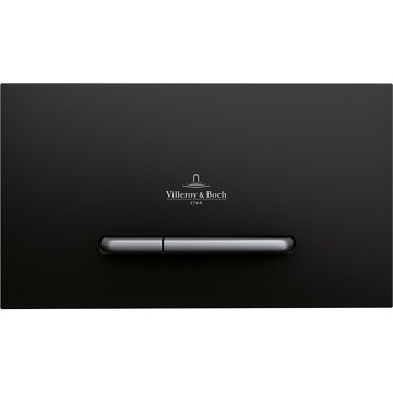 Villeroy & Boch 922169AN - Botão de descarga VICONNECT preto mate/cromado mate