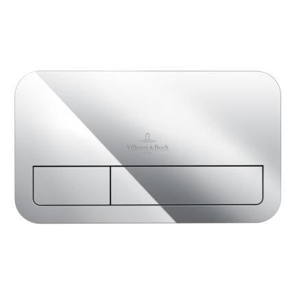 Villeroy & Boch 92249061 - Botão de descarga VICONNECT, cromado brilhante