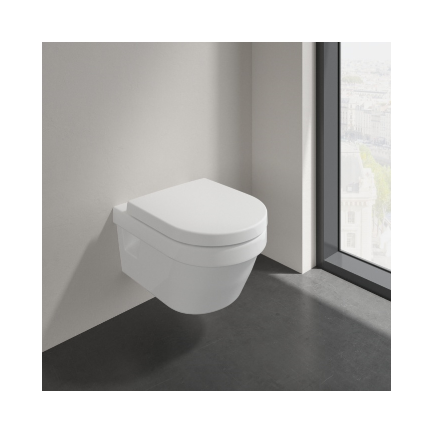 Villeroy & Boch 98M9C101 - Assento sanitário SoftClose ARCHITECTURA branco
