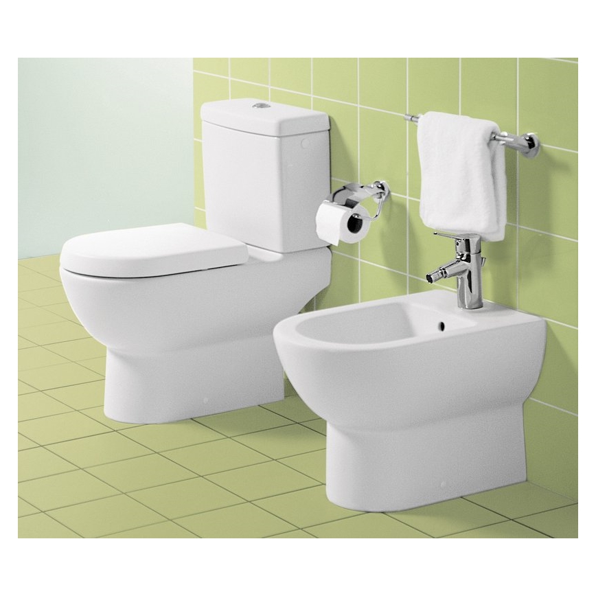 Villeroy & Boch 9M55S101 - Tampa de sanita SoftClose SUBWAY branca