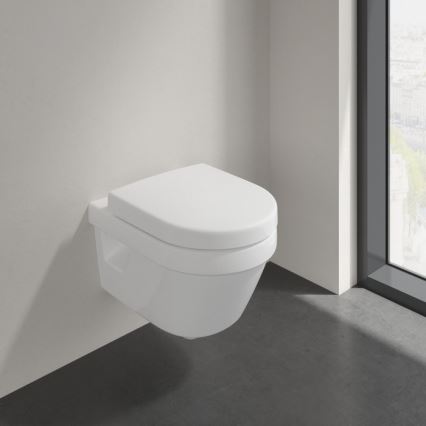 Villeroy & Boch 9M66S201 - Assento de sanita SoftClose ARCHITECTURA branco