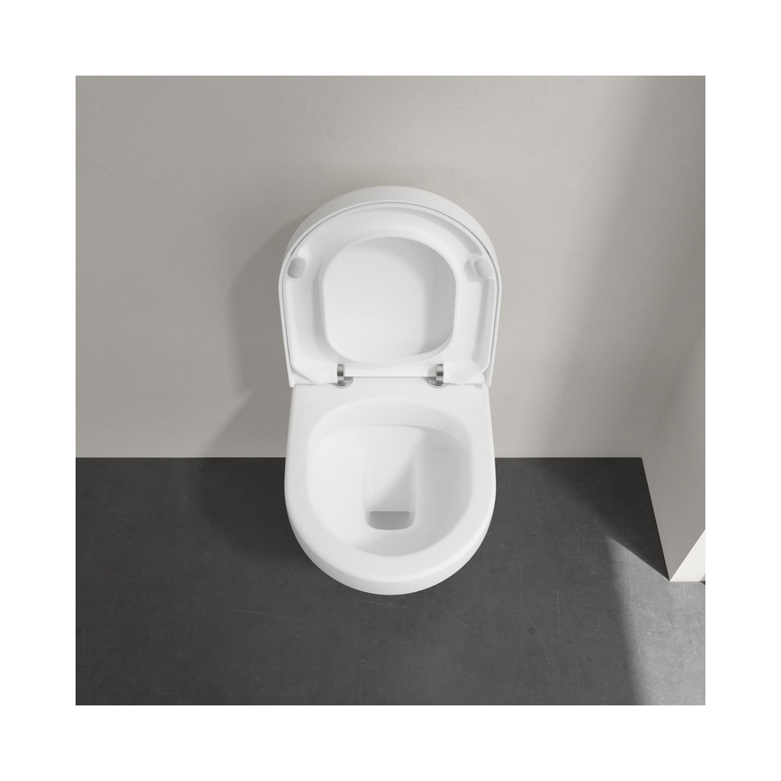 Villeroy & Boch 9M66S201 - Assento de sanita SoftClose ARCHITECTURA branco