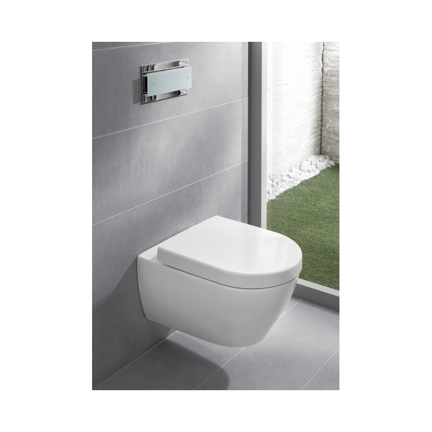 Villeroy & Boch 9M68S101 - Assento de sanita SoftClose SUBWAY 2.0 branco