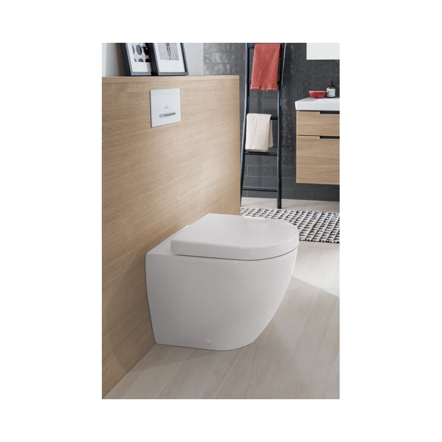 Villeroy & Boch 9M68S101 - Assento de sanita SoftClose SUBWAY 2.0 branco
