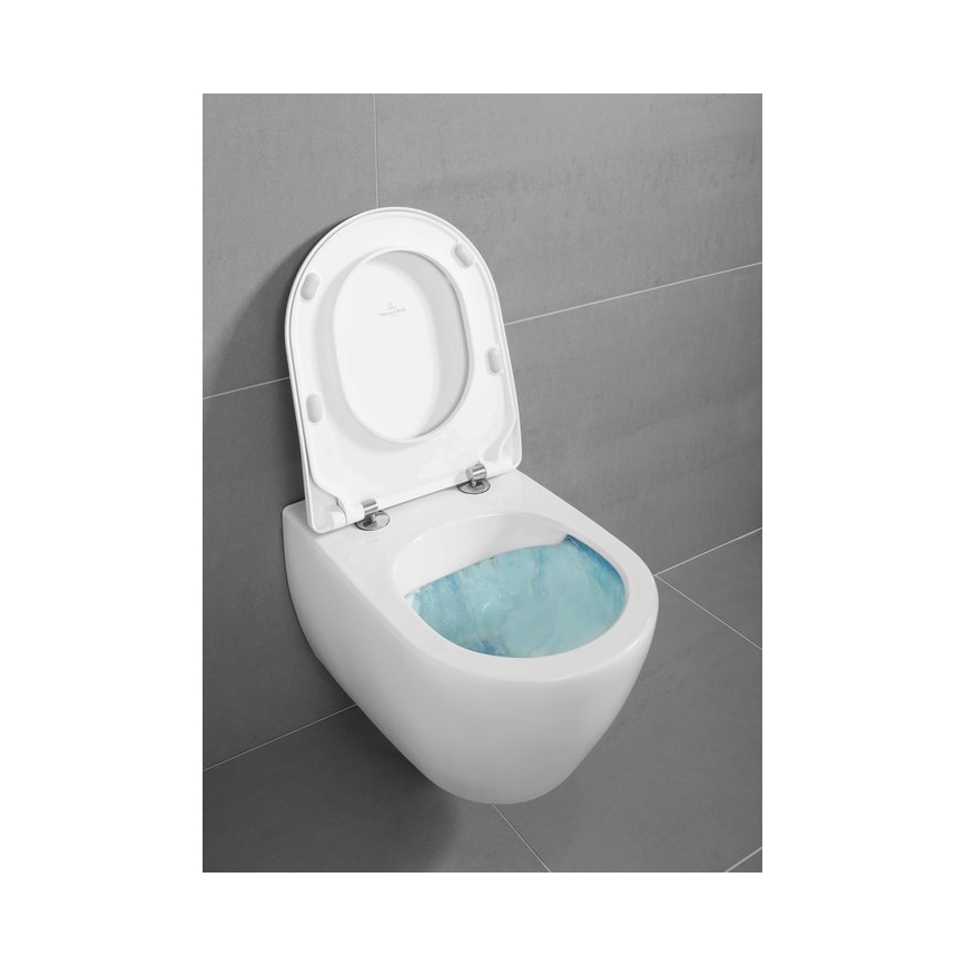 Villeroy & Boch 9M78S101 - Assento de sanita SoftClose SUBWAY 2.0 branco