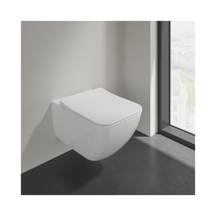 Villeroy & Boch 9M79S101 - Assento de sanita VENTICELLO com fecho SoftClose branco