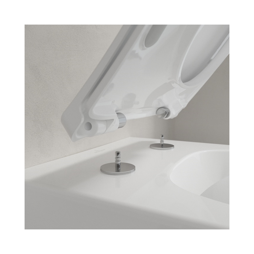 Villeroy & Boch 9M79S101 - Assento de sanita VENTICELLO com fecho SoftClose branco