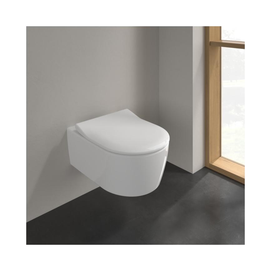 Villeroy & Boch 9M87S101 - Tampa de sanita SoftClose AVENTO branca
