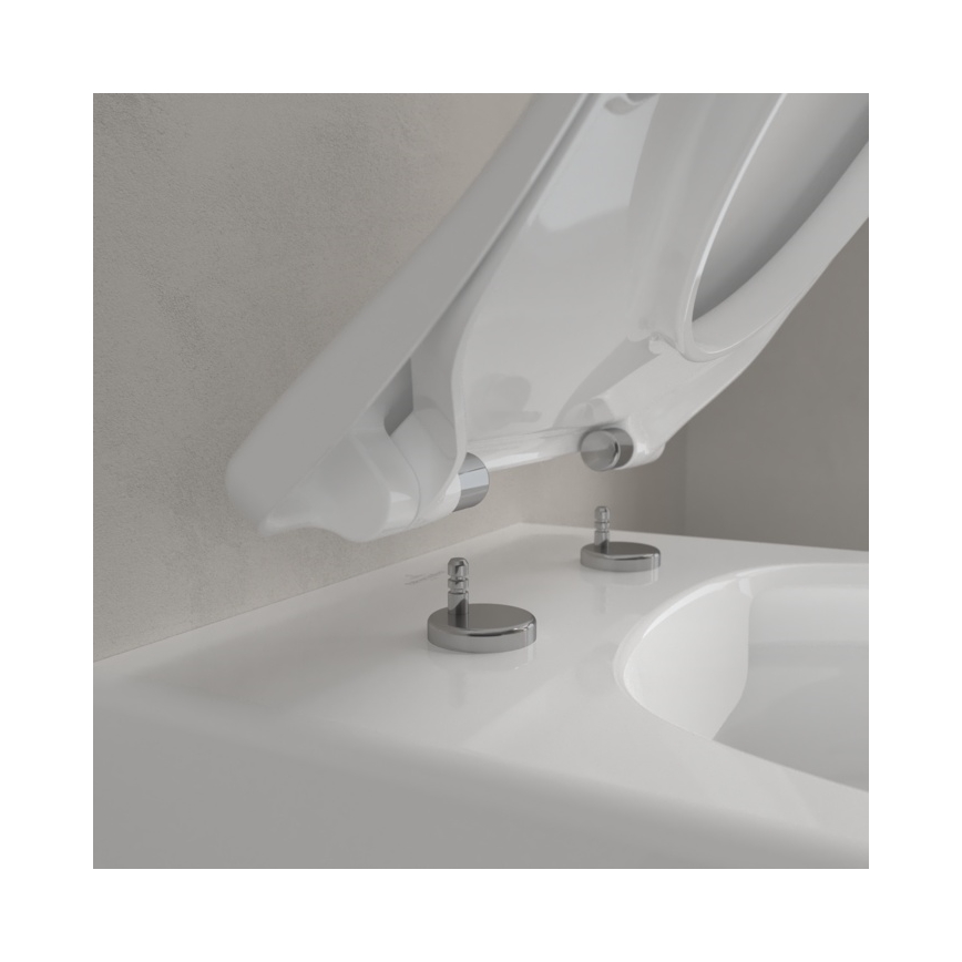 Villeroy & Boch 9M87S101 - Tampa de sanita SoftClose AVENTO branca