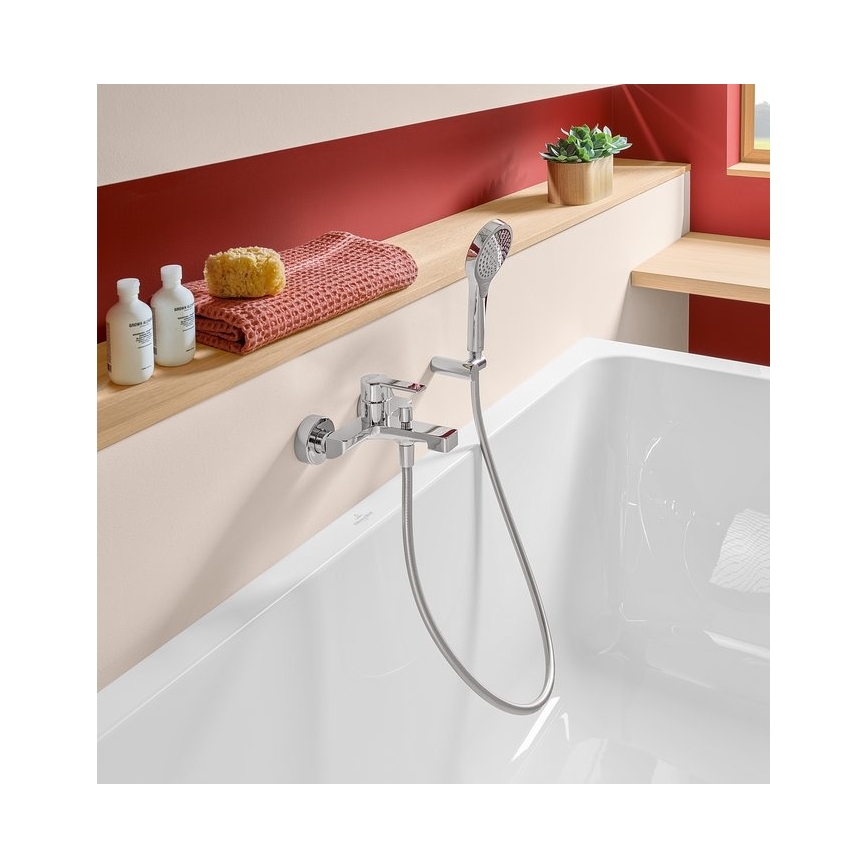Villeroy & Boch TVC00003500061 - Flexível para duche 120 cm, cromado brilhante