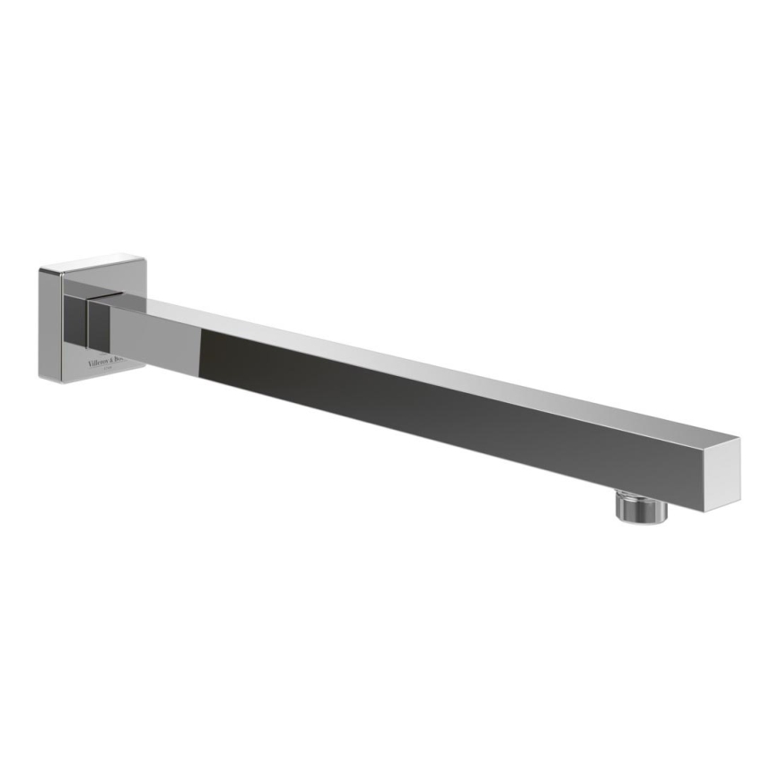 Villeroy & Boch TVC00045453061 - Braço de duche quadrado 40 cm, cromado brilhante