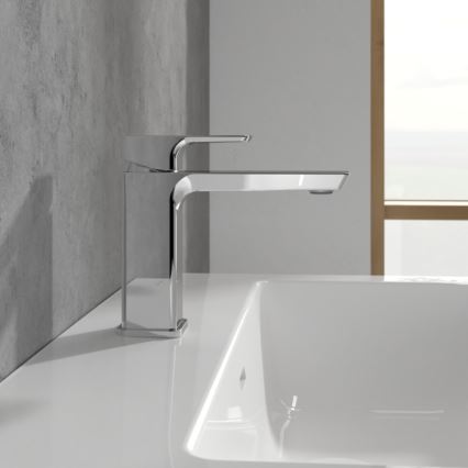 Villeroy & Boch TVW11200300061 - Torneira de lavatório SUBWAY 15,5 cm cromado brilhante