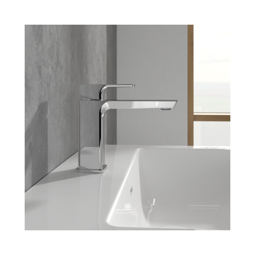 Villeroy & Boch TVW11200300061 - Torneira de lavatório SUBWAY 15,5 cm cromado brilhante
