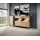 Vitrine BADIA carvalho/antracite