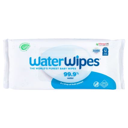 WaterWipes - CONJUNTO 9x Toalhetes húmidos sem plástico 60 pçs (540 pcs)