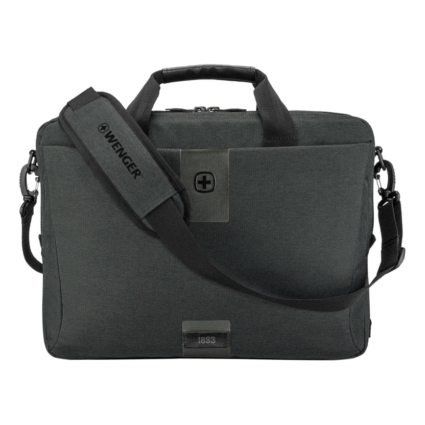 Wenger - Bolsa para computador portátil 15 l 16" com bolsa para tablet 10" MX ECO Brief cinzento
