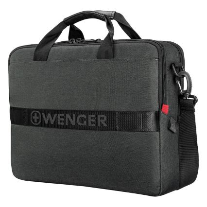 Wenger - Bolsa para computador portátil 15 l 16" com bolsa para tablet 10" MX ECO Brief cinzento