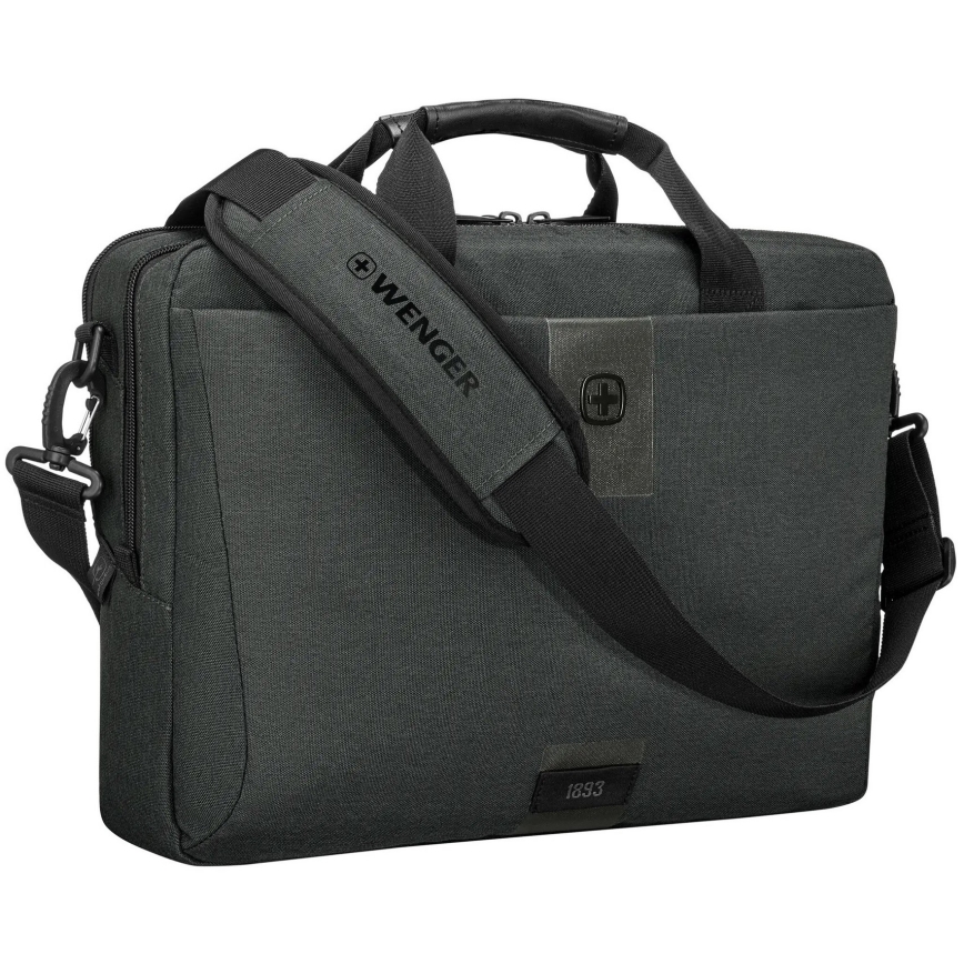 Wenger - Bolsa para computador portátil 15 l 16" com bolsa para tablet 10" MX ECO Brief cinzento