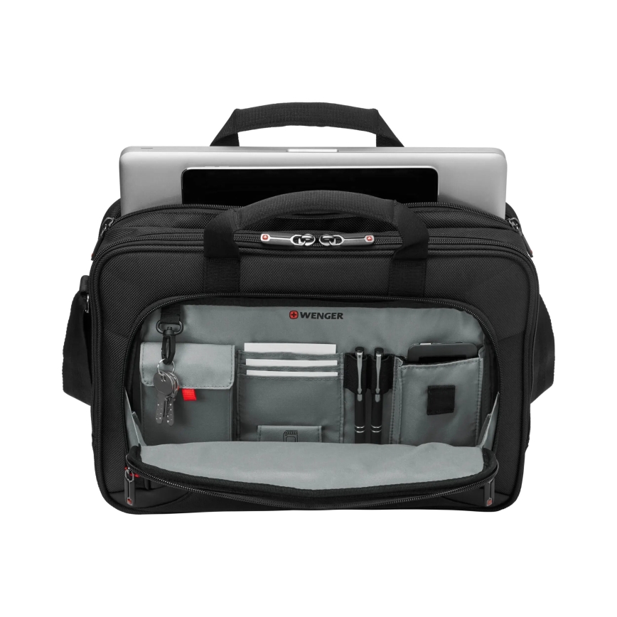 Wenger - Bolsa para computador portátil 15 l 16 com bolsa para tablet 10 Prospectus preto