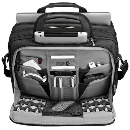 Wenger - Bolsa para computador portátil 19 l 14-16" com bolsa para tablet 10" BC Estrela preto
