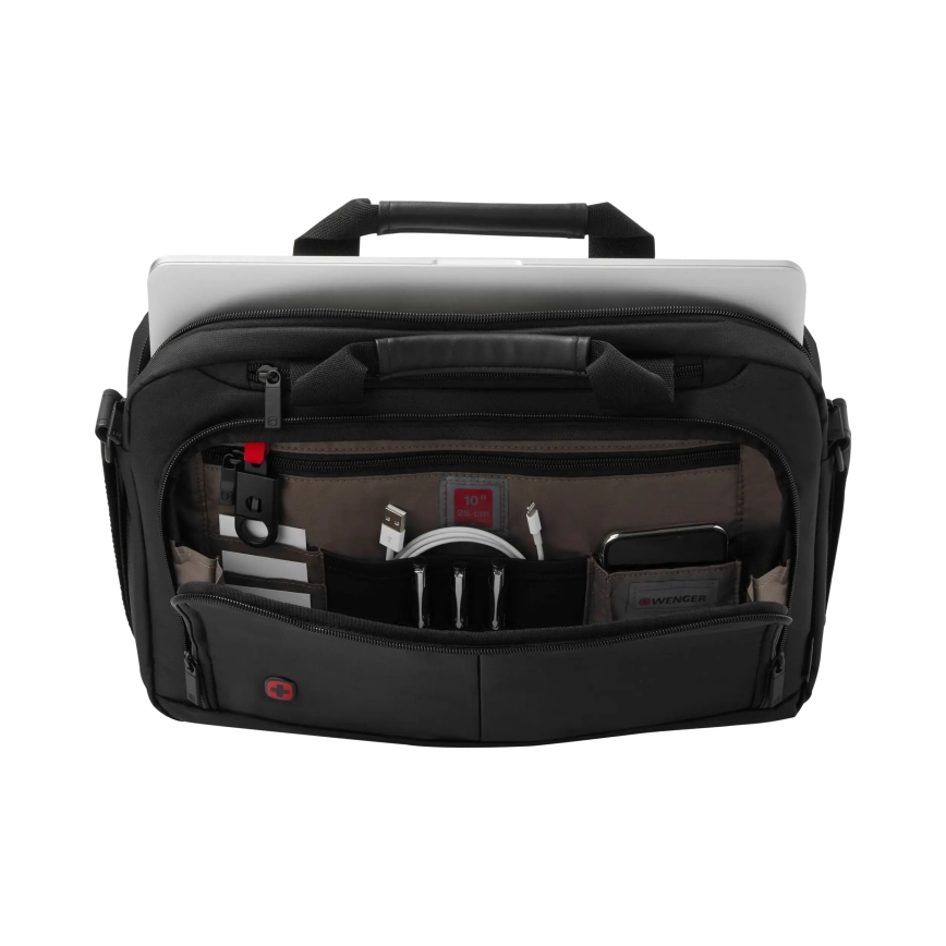 Wenger - Bolsa para computador portátil 5 l 14 com bolsa para tablet 10 Source preto