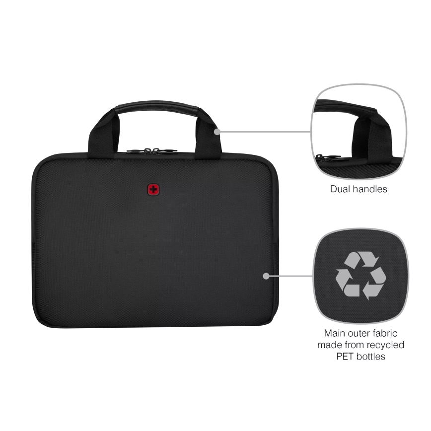 Wenger - Bolsa para computador portátil 6 l 14" Guyde preto