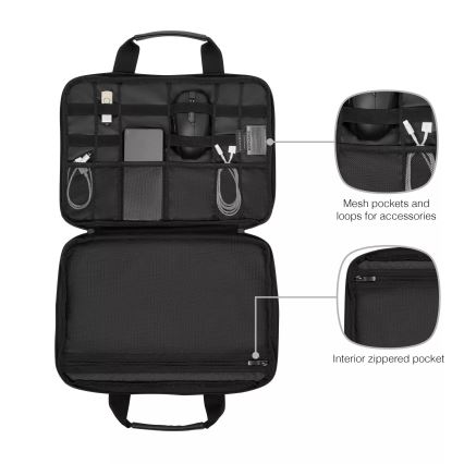 Wenger - Bolsa para computador portátil 6 l 14" Guyde preto