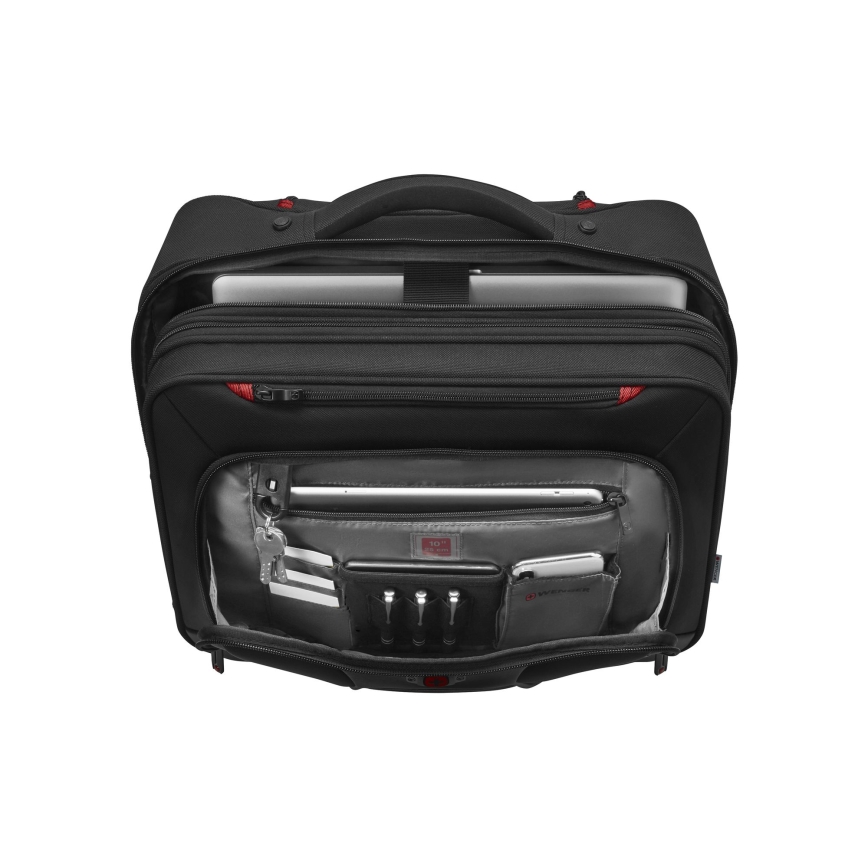 Wenger - Mala de negócios com rodas 20 l 16” Transfer preto