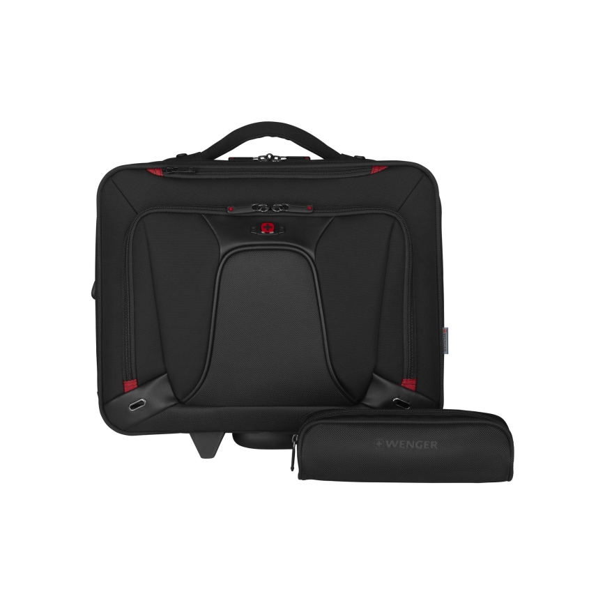 Wenger - Mala de negócios com rodas 20 l 16” Transfer preto