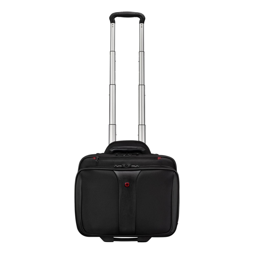 Wenger - Mala de viagem com rodas 25 l 17“ + bolsa para portátil 15,6” Patriot preto