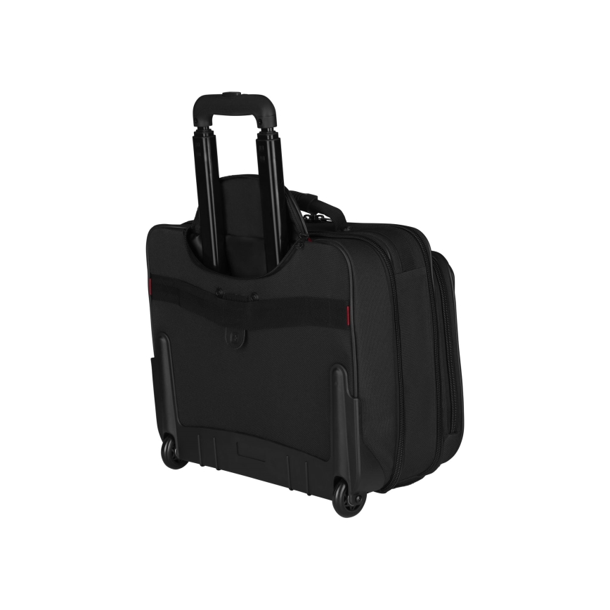 Wenger - Mala de viagem com rodas 29 l + mala para portátil 15,6" Granada preto