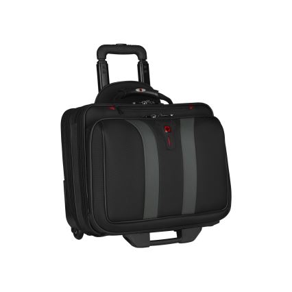 Wenger - Mala de viagem com rodas 29 l + mala para portátil 15,6" Granada preto