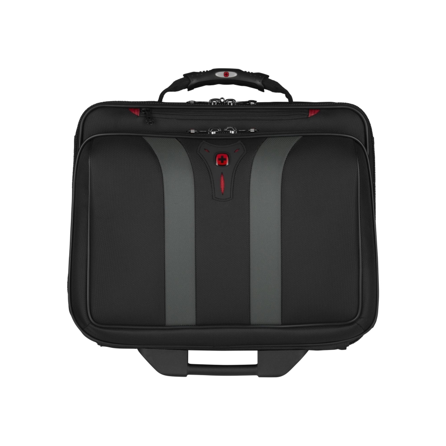 Wenger - Mala de viagem com rodas 29 l + mala para portátil 15,6" Granada preto