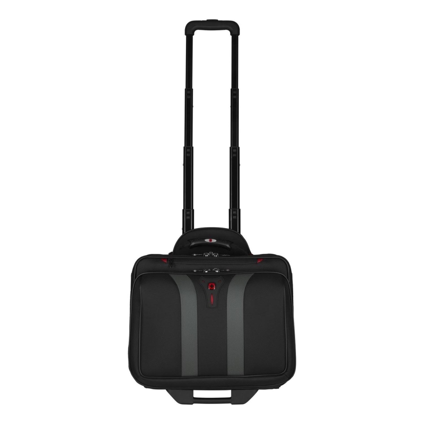 Wenger - Mala de viagem com rodas 29 l + mala para portátil 15,6" Granada preto