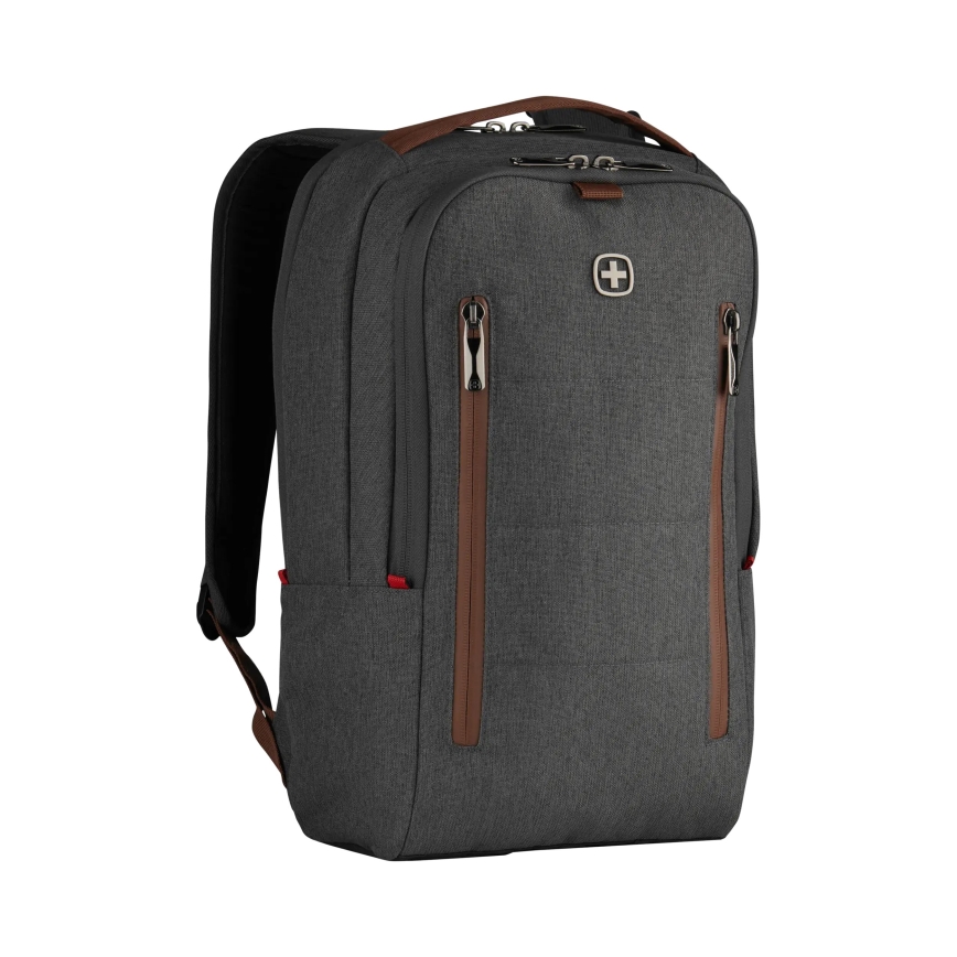 Wenger - Mochila para computador portátil 15 l 16“ com bolsa para tablet 12” + bolsa de ombro City Upgrade 2in1 cinzento