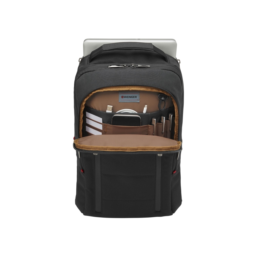 Wenger - Mochila para computador portátil 16 l 16" com bolsa para tablet 12" Cidade Traveler preto