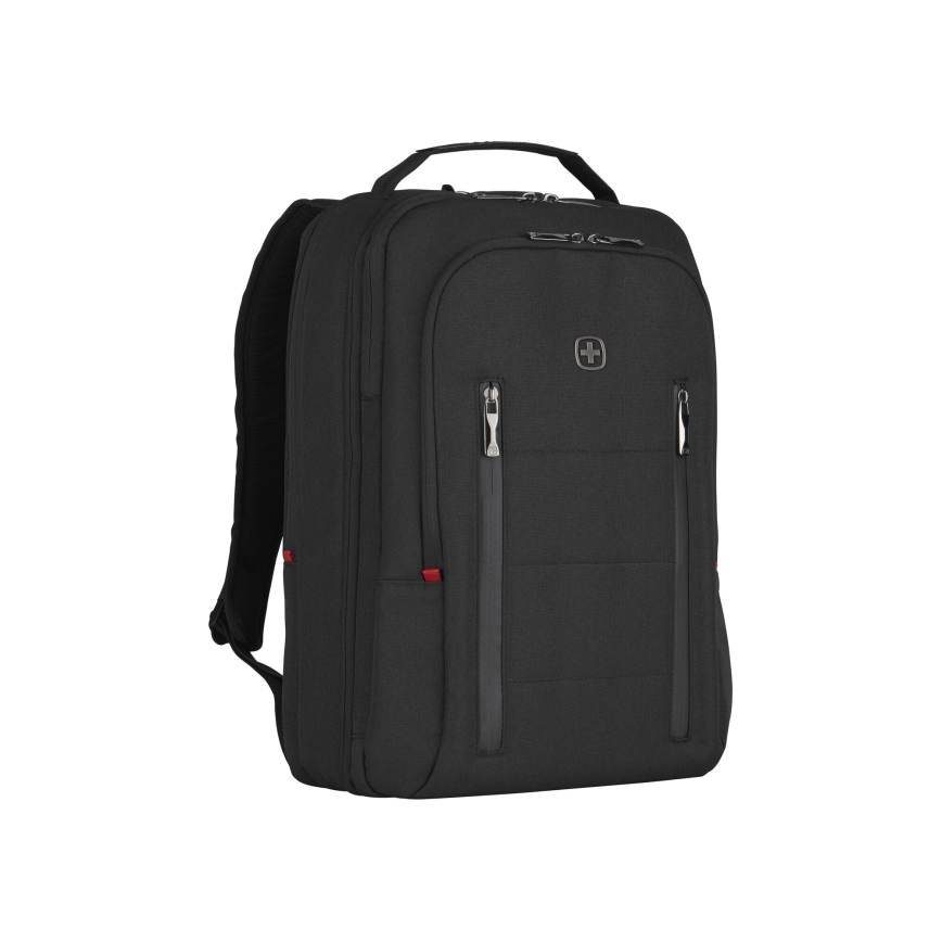 Wenger - Mochila para computador portátil 16 l 16" com bolsa para tablet 12" Cidade Traveler preto