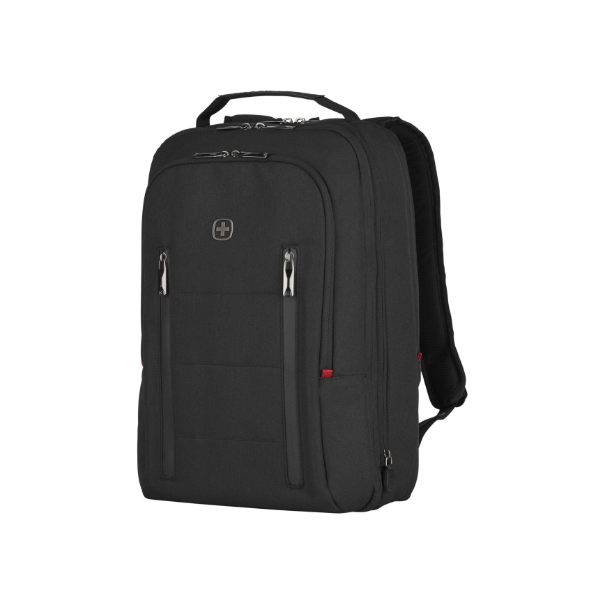 Wenger - Mochila para computador portátil 16 l 16" com bolsa para tablet 12" Cidade Traveler preto