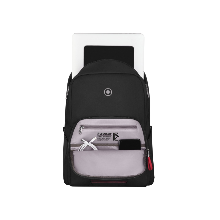 Wenger - Mochila para computador portátil 20 l 15,6" com bolsa para tablet 10" Movimento preto