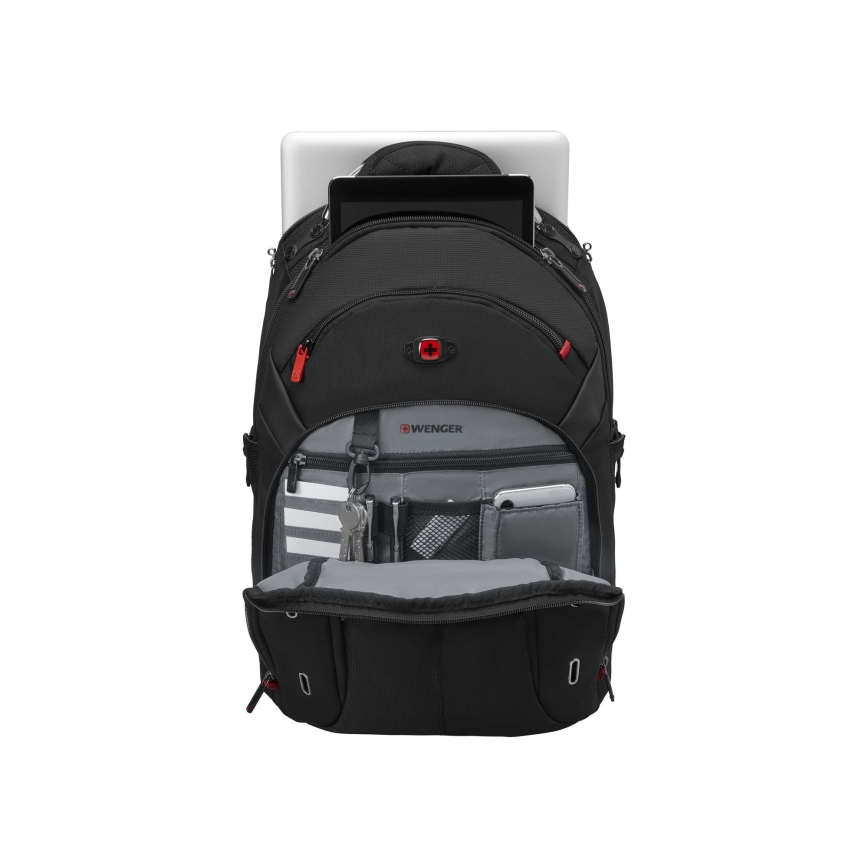 Wenger - Mochila para computador portátil 20 l 15" com bolsa para tablet 10" Gigabyte preto