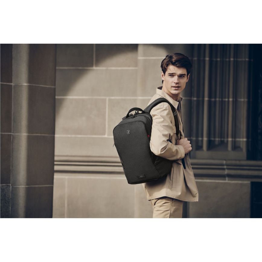 Wenger - Mochila para computador portátil 21 l 16" com bolsa para tablet 10" MX Iluminação preto