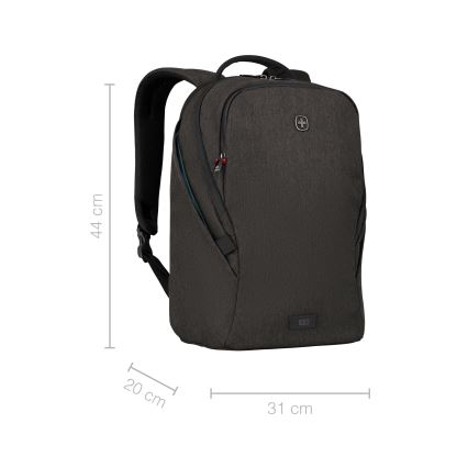 Wenger - Mochila para computador portátil 21 l 16" com bolsa para tablet 10" MX Iluminação preto