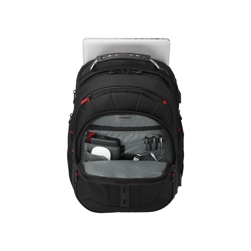 Wenger - Mochila para computador portátil 25 l 16" com bolsa para tablet 10" Pegasus Deluxe preto