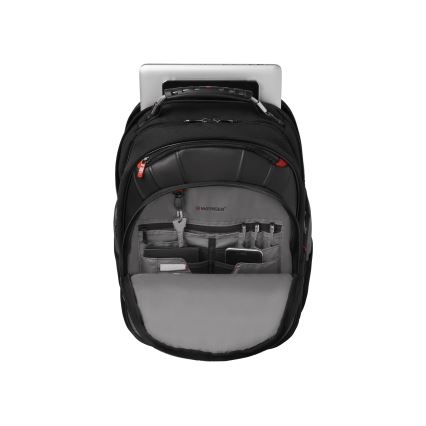 Wenger - Mochila para computador portátil 25 l 17" com bolsa para tablet 12" Pegasus preto/cinzento